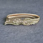 Ремень с крыльями Женский, эластичный пояс, украшение для Стразы 70-90 см, цвета золото и серебро, универсальный аксессуар