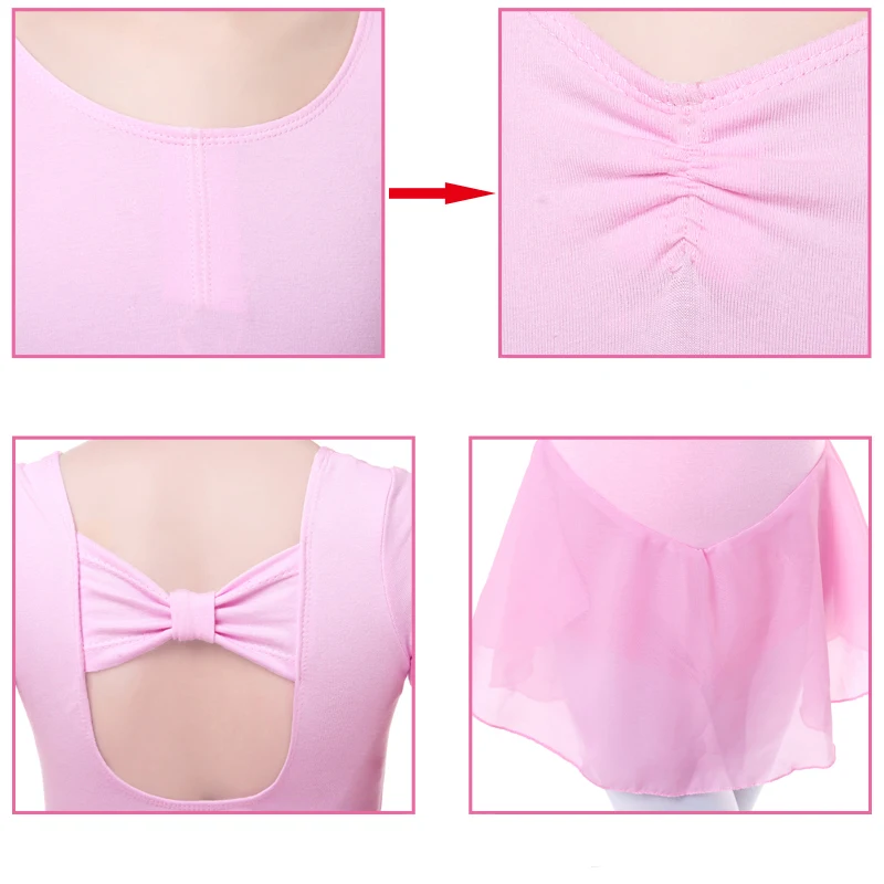 

Children Ballet Dress Transparent Chiffon Dance Skirts Kids Ballet Clothes Training Dance Wear For Girls