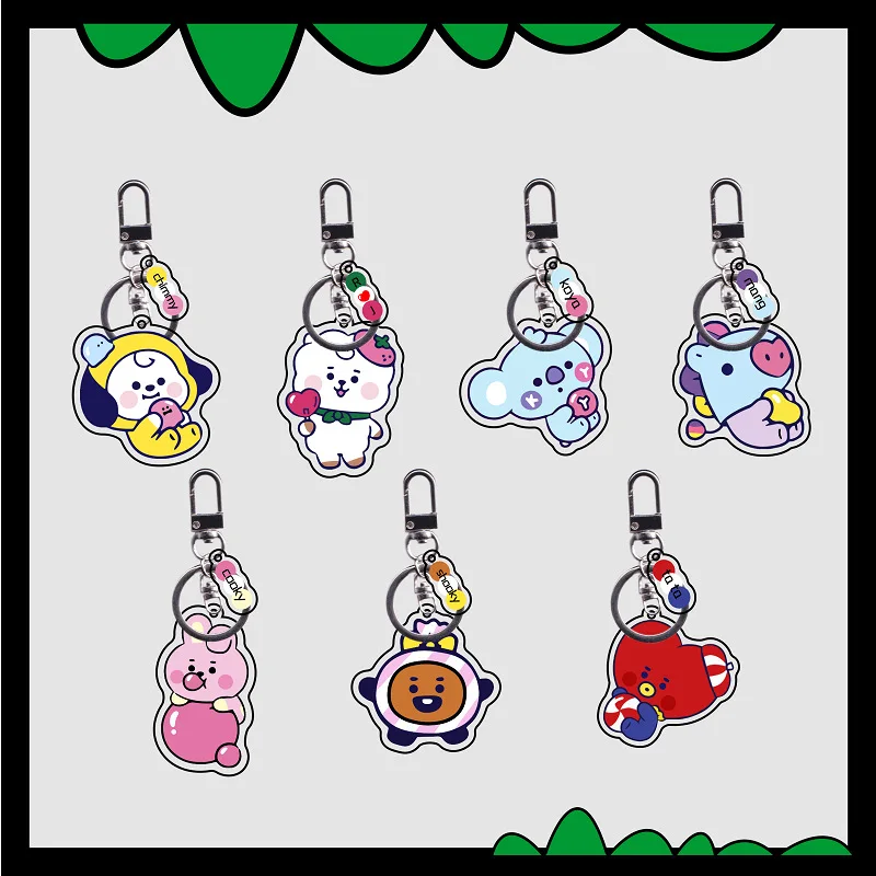 

Bangtan Boys Candy Series Keychain Cartoon Cute Pendant Key Chain Ring Key Chain Accessories Key Ring Cute Pendant Keyring