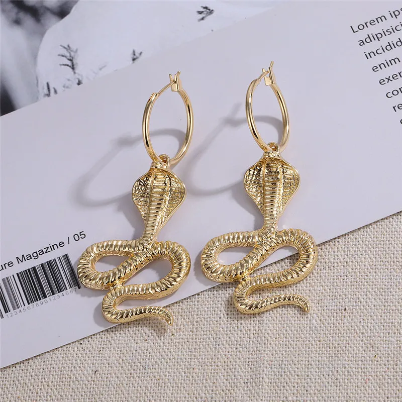 ALIUTOM Vintage Statement Earrings 2020 Brincos Geometric For Women Hanging Dangle Snake Drop Earring Jewelry | Украшения и