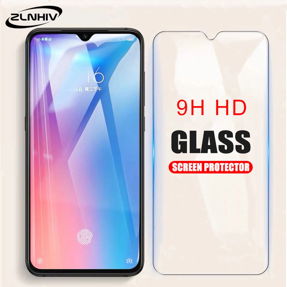 Закаленное стекло zlnвич 9H для xiaomi mi note 10 pro Защитная пленка экрана телефона 9 se lite