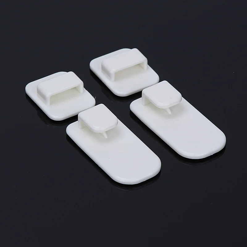 

Hot Sale 1set/2pcs Practical Self Adhesive Remote Control Hook Holder Wall Stick Hook