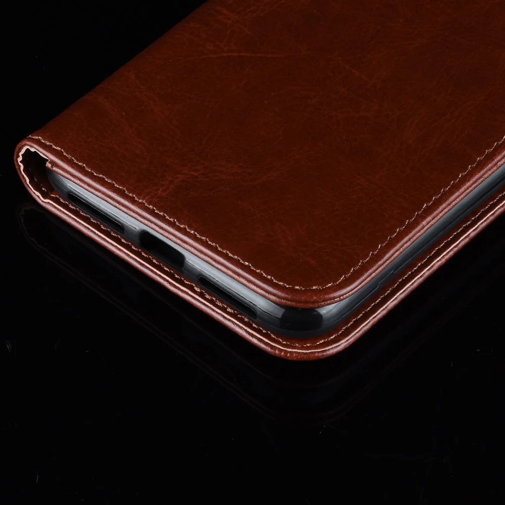 Кожаный чехол книжка с магнитной застежкой для телефона Wiko Y80|Бамперы| |