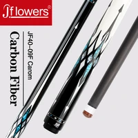 jflowers billiard 12 2mm hell fire tip carom cue carbon fiber shaft 3 cushion cue 388 radial pin joint professional libre cue