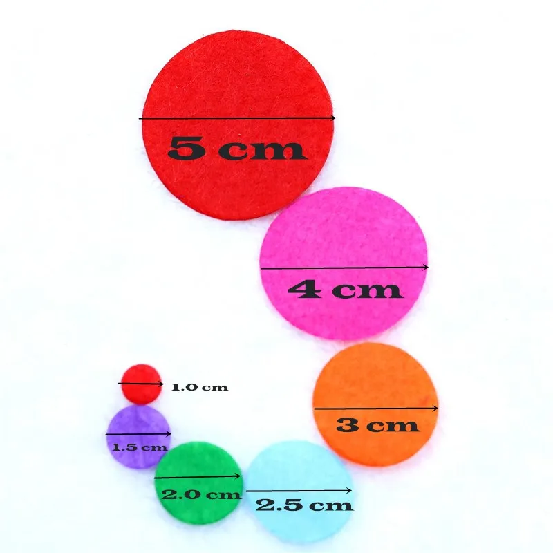 600 шт. детская фетровая гирлянда из шерсти|Войлок| |