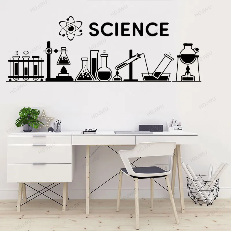 Научная Наклейка на стену образование химический класс плакат художественное
