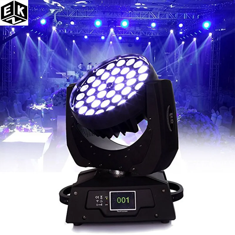 

LED Wash Zoom Moving Head Light Lyre 36x12W RGBW 36X18W RGBWA Stage Lighting DMX512 For DJ Disco Party Bar Lights Fast Shipping
