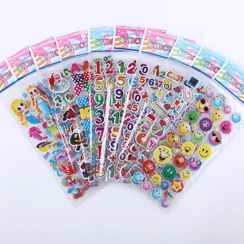 10/20/30 hojas al azar de 3D pegatinas para ni&ntilde;os de Puffy DE LOS NI&Ntilde;OS DE LA ESCUELA profesor regalos de recompensa m&oacute;vil tel&eacute;fono Decoraci&oacute;n,pegatinas dinosaurio ni&ntilde;os,vinilo decorativo pared,aesthetic stickers,de pe-0