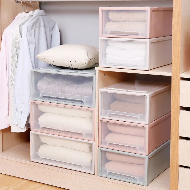 

Storage Box Case Organizers Drawer Portable Stackable for Bra Clothes Wardrobe E7