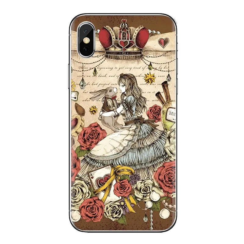 Tattooed Alice in Wonderland For Huawei Honor 7X V10 6C V9 6A Play 9 Mate 10 Pro Y7 Y5 P8 P10 Lite Plus GR5 2017 Ultra Thin Case |