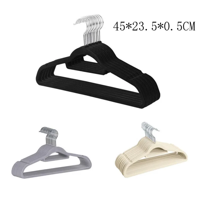 

Flocking Suspenders Hangers Business Suit Non-trace Clothes Holder Non-slip Plastic Rotatable Racks Clothing Wardrobe Storage