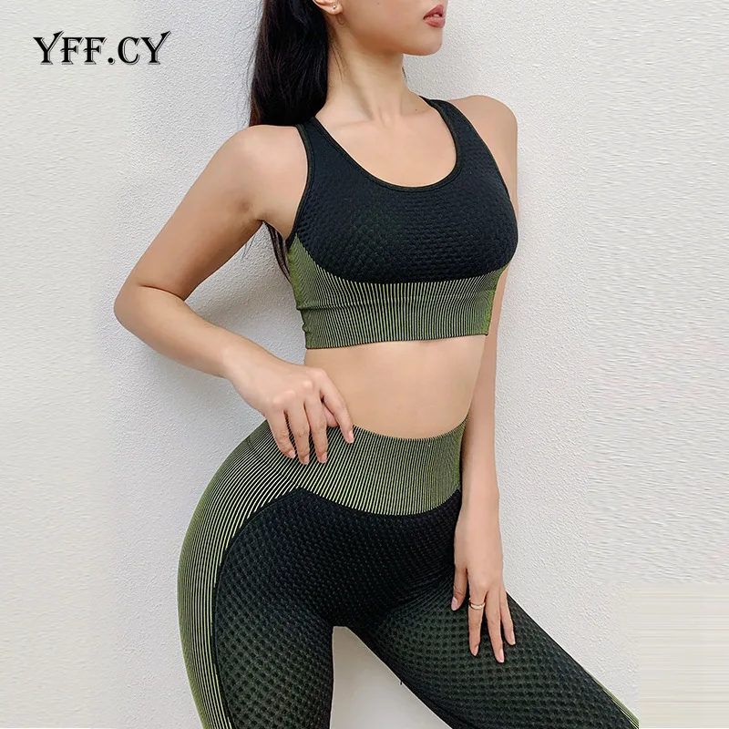 Set de mallas deportivas sin costuras hyperflex, conjunto de ropa deportiva para mujer, conjunto de ropa deportiva para gimnasio de 2 piezas
