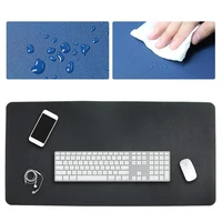 2022 1200x500cm big size both sides two colors pu leather waterproof xxl keyboard mouse pad large office gaming desk mat