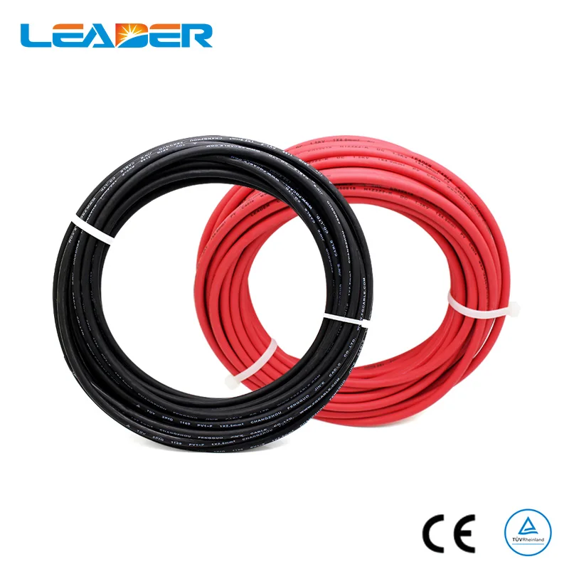 

10M Red +10M Black 4.0mm2 (12AWG) Solar Cable PV Cable UV Resistant XLPE Insulation