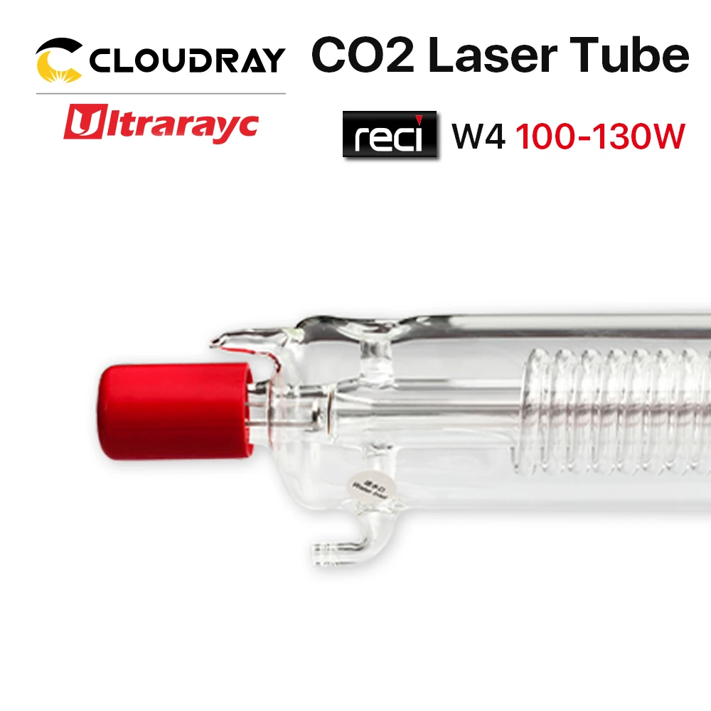 Ultrarayc W4 100W СО2 лазерная трубка деревянный ящик упаковочная длина 1400 Dia. 80 мм для CO2