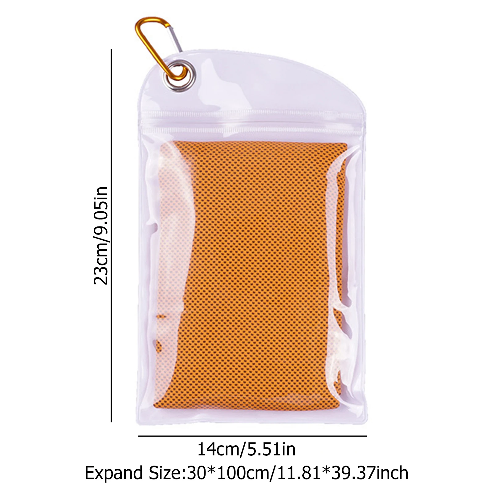 

Cooling Towel Icy Chilly Cool Towel Microfiber Towels with Carabiner Bag Sport Yoga Running Gym Camping Fitness Instant Cooling