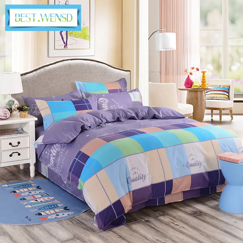 Постельное белье из сверхтонкого волокна модный качественный комплект