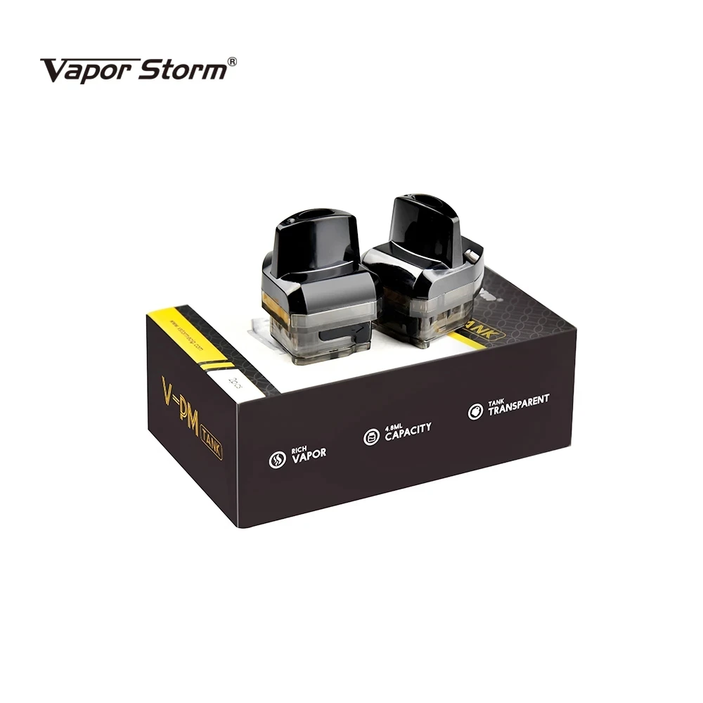 Pod-система Vapor Storm PM с внешним аккумулятором 18650 0 3-4 8 Ом 2 катушки мл | Электроника