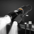 Светодиодный фонарик с 3 головками, мощный яркий фонарик, масштабируемый фонарик для лагеря, заряжаемый от USB, 4 режима, мощный водонепроницаемый ффонарь, светильник