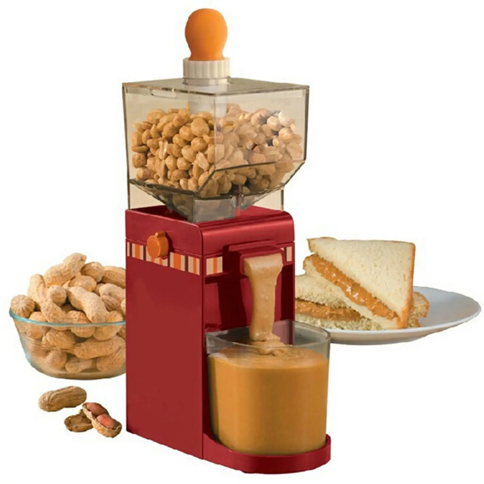 

Household Peanut Butter Machine Home Appliances One-Touch Control for Jam Easy Clean Kitchen Fitting EU Plug