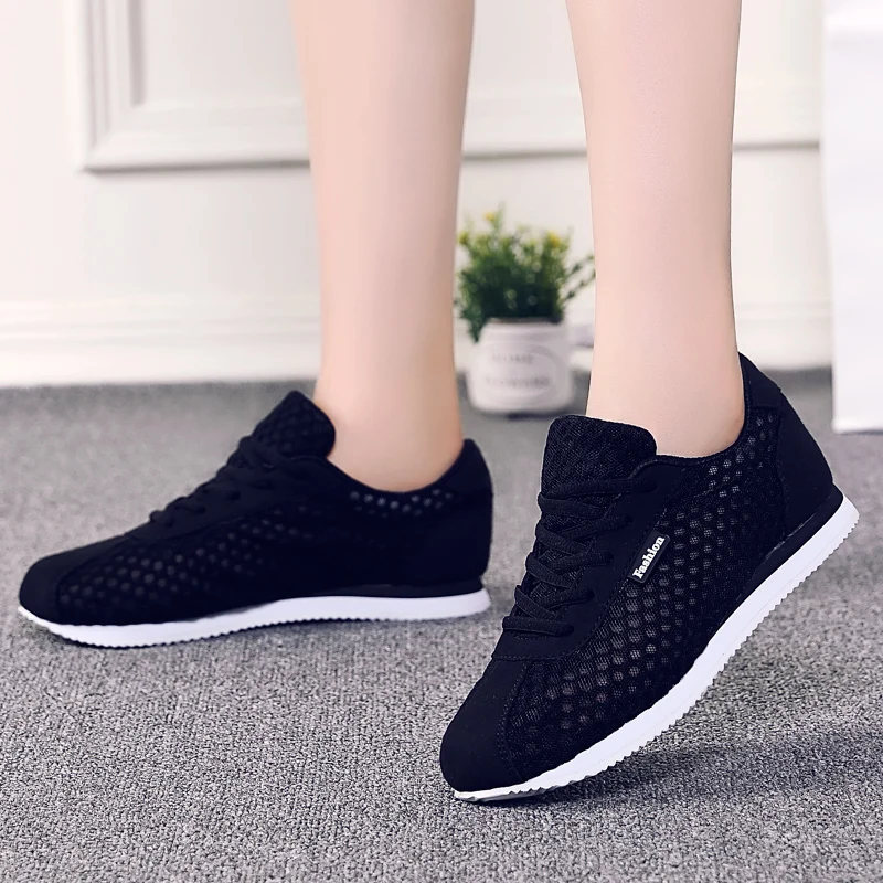 Tenis Feminino Women's Sneakers Women Vulcanized Shoes Light Lace Up Breathable Casual Mesh Ladies Flat Fashion Female Footwear