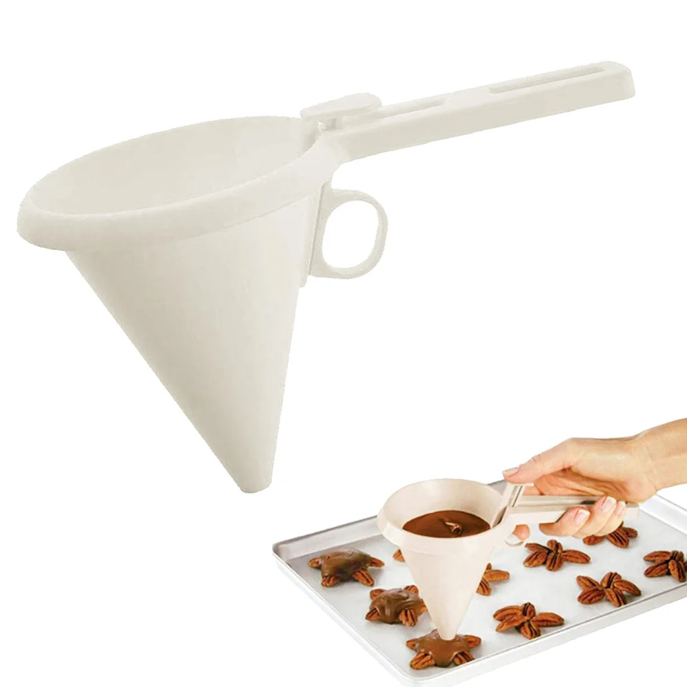 Kitchen Funnel Adjustable Icing Candy Chocolate Pastry Batter Dispenser Cookie Cream Pancake Cupcake Muffin Baking Tools | Дом и сад