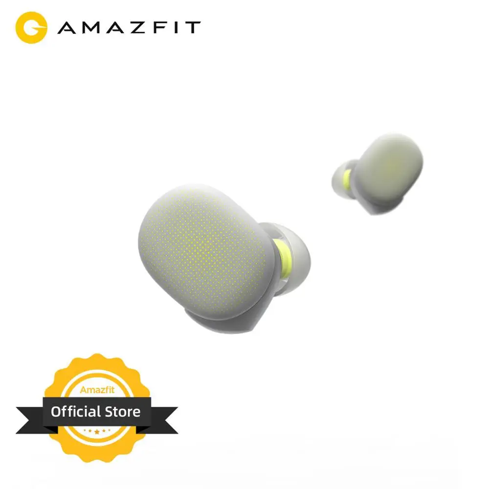 Amazfit audífonos inalámbricos Powerbuds con Bluetooth 5,0, dispositivo de audio intrauditivo con Monitor de frecuencia cardíaca, 24 horas de batería, para iOS y Android.