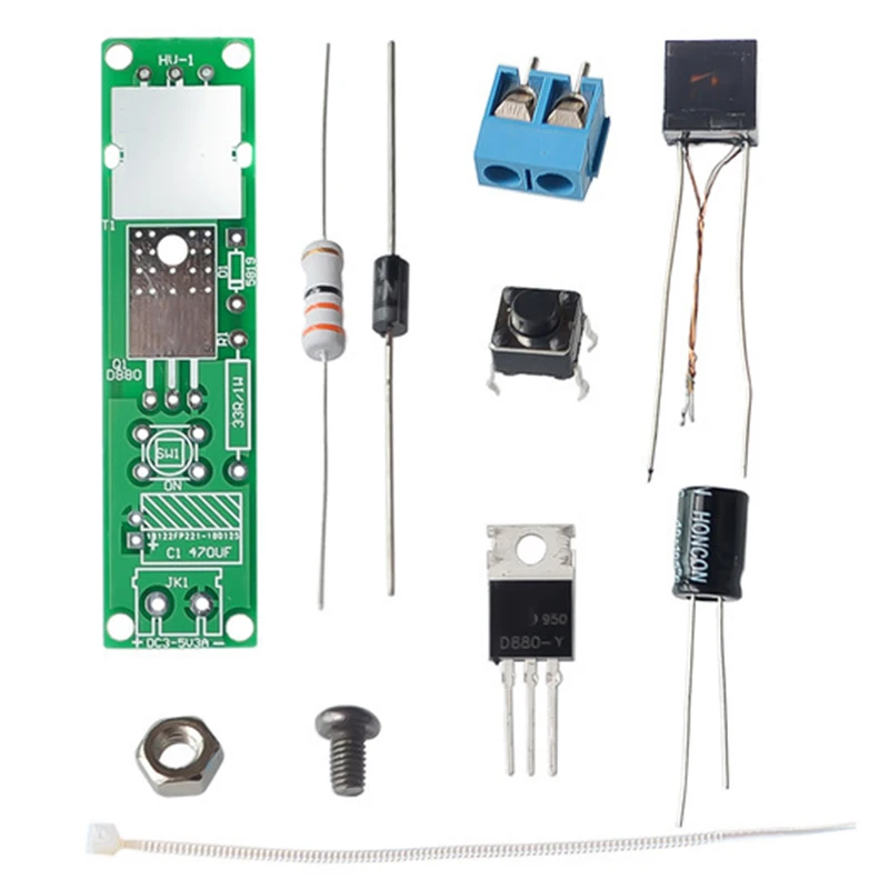 

DC3-5V DIY комплект генератора высокого напряжения дуговой воспламенитель комплект зажигалки для DIY электронного производственного набора