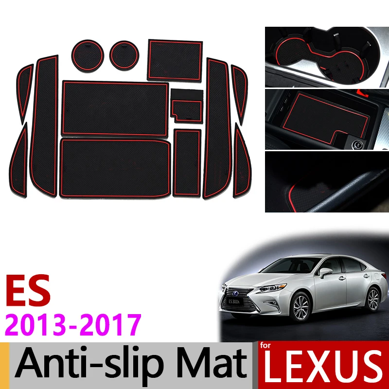Нескользящий коврик для ворот резиновые подставки Lexus ES ES250 ES300h ES350 2013 до 2017 XV60 250