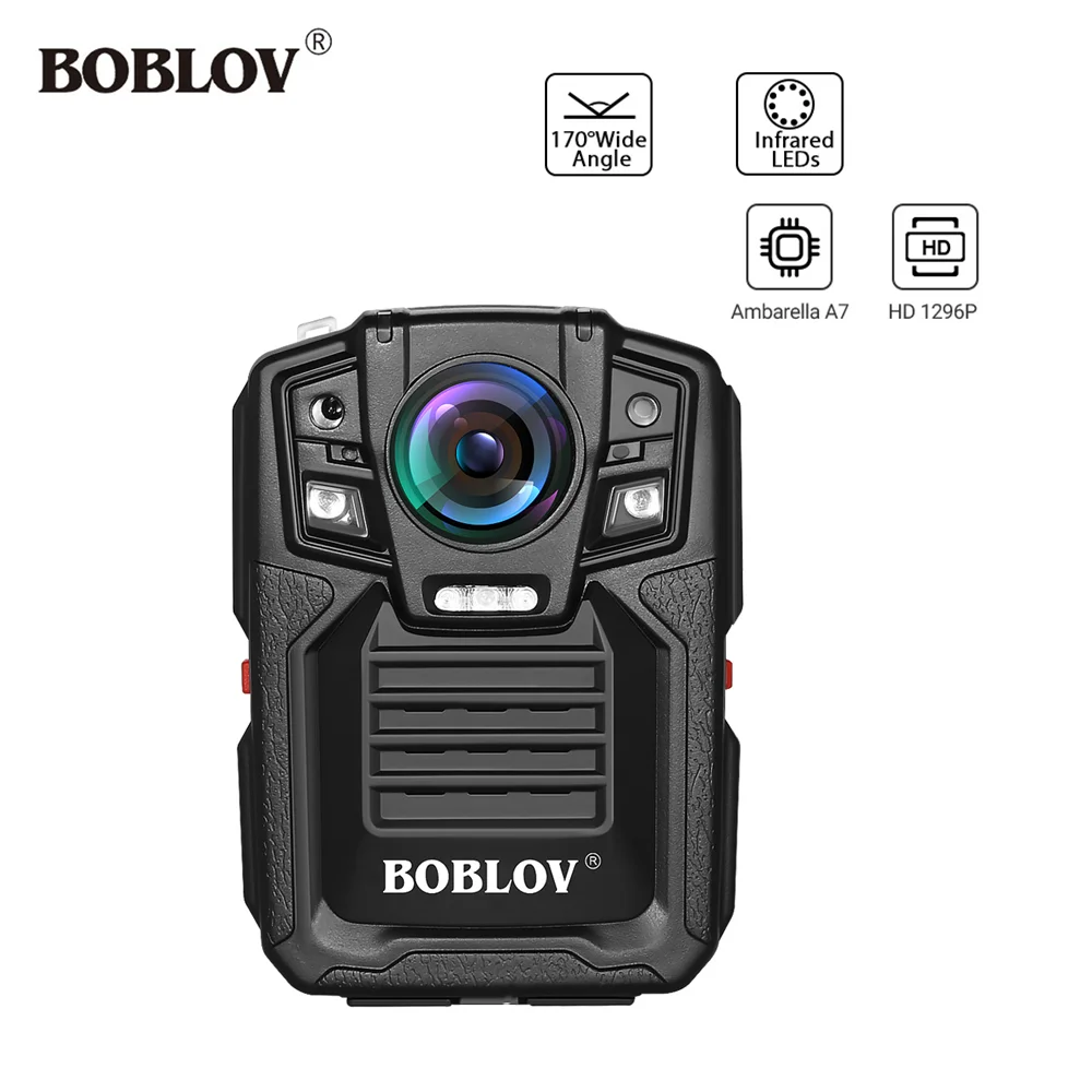 BOBLOV HD66 02 мини видеокамера HD 1296P нательная Камера Безопасности ИК Ночное Видение
