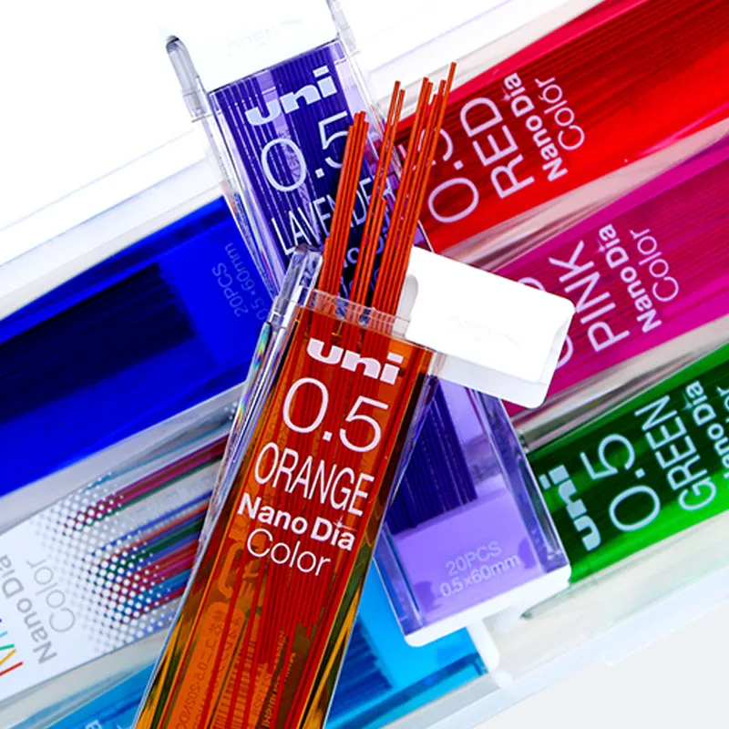 8 шт. автоматическая заправка карандашей UNI Color 202NDC 0 5 мм высокая твердость нано