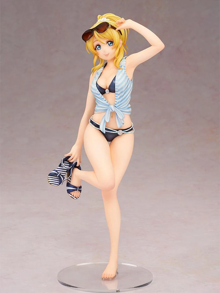 Аниме LoveLive! Купальник Eli Ayase Ver. Экшн-фигурка из ПВХ 23 см фигурки сексуальной