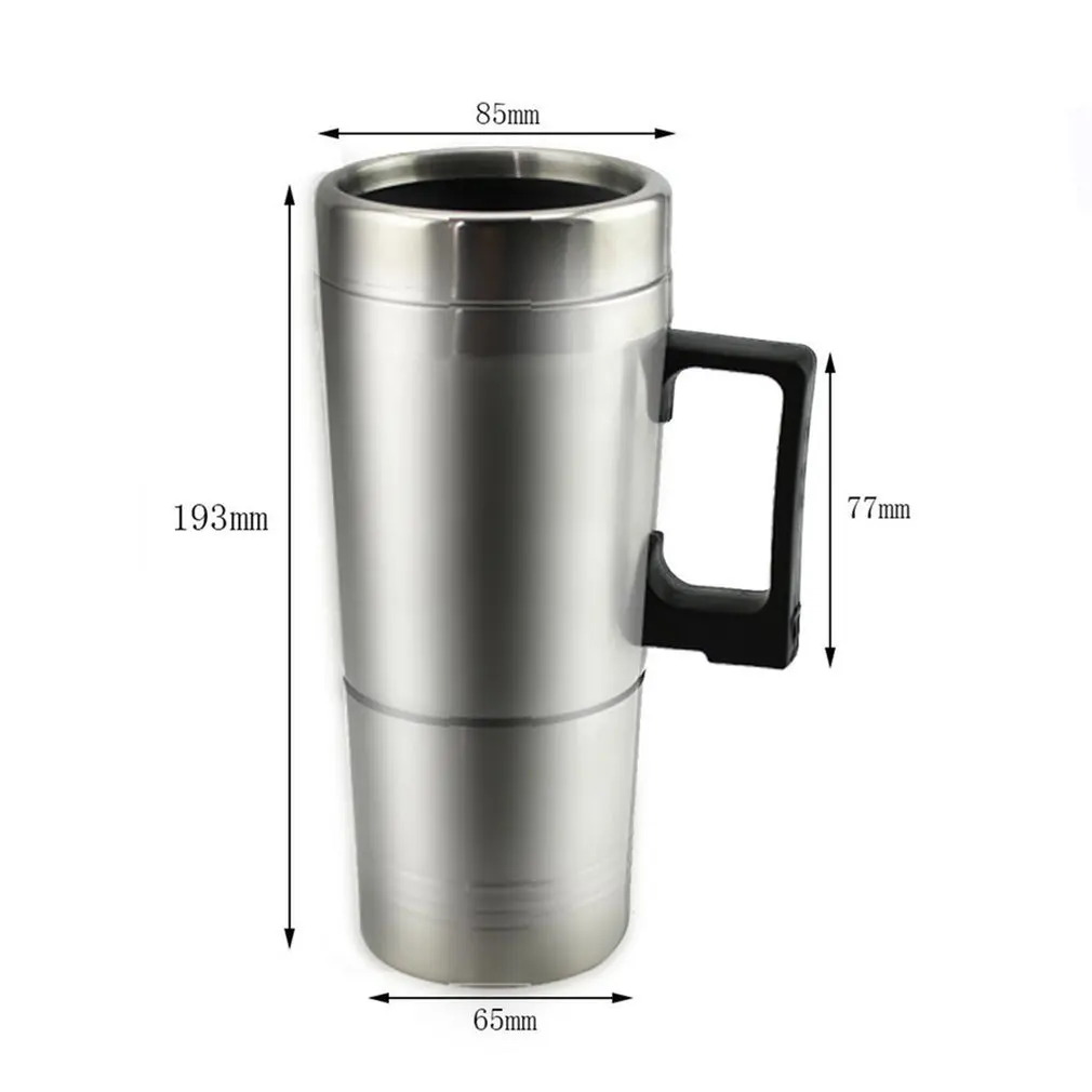 Электрический чайник 12 В термос из нержавеющей стали чашка с подогревом