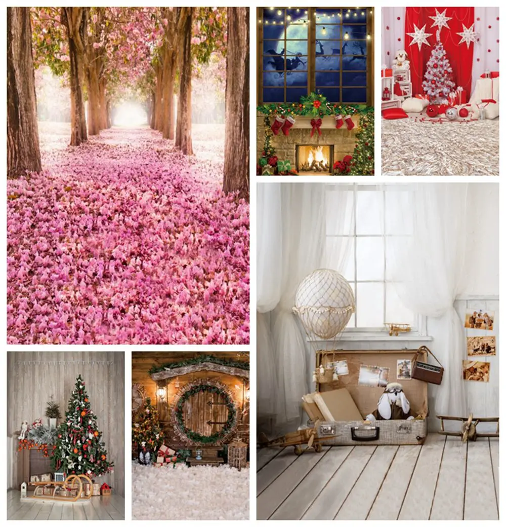 Рождественский фон для детской комнаты с воздушным шаром самолетом путешествием