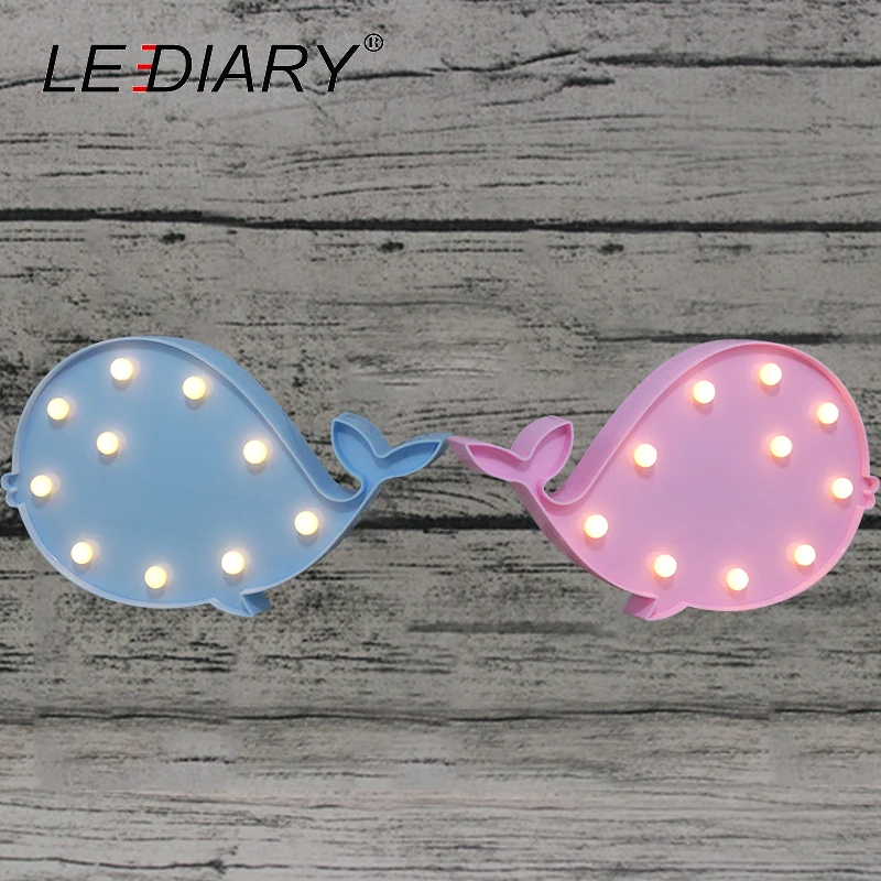 Hinnixy LED животное ночник Фламинго Единорог кошка лебедь форма детская комната