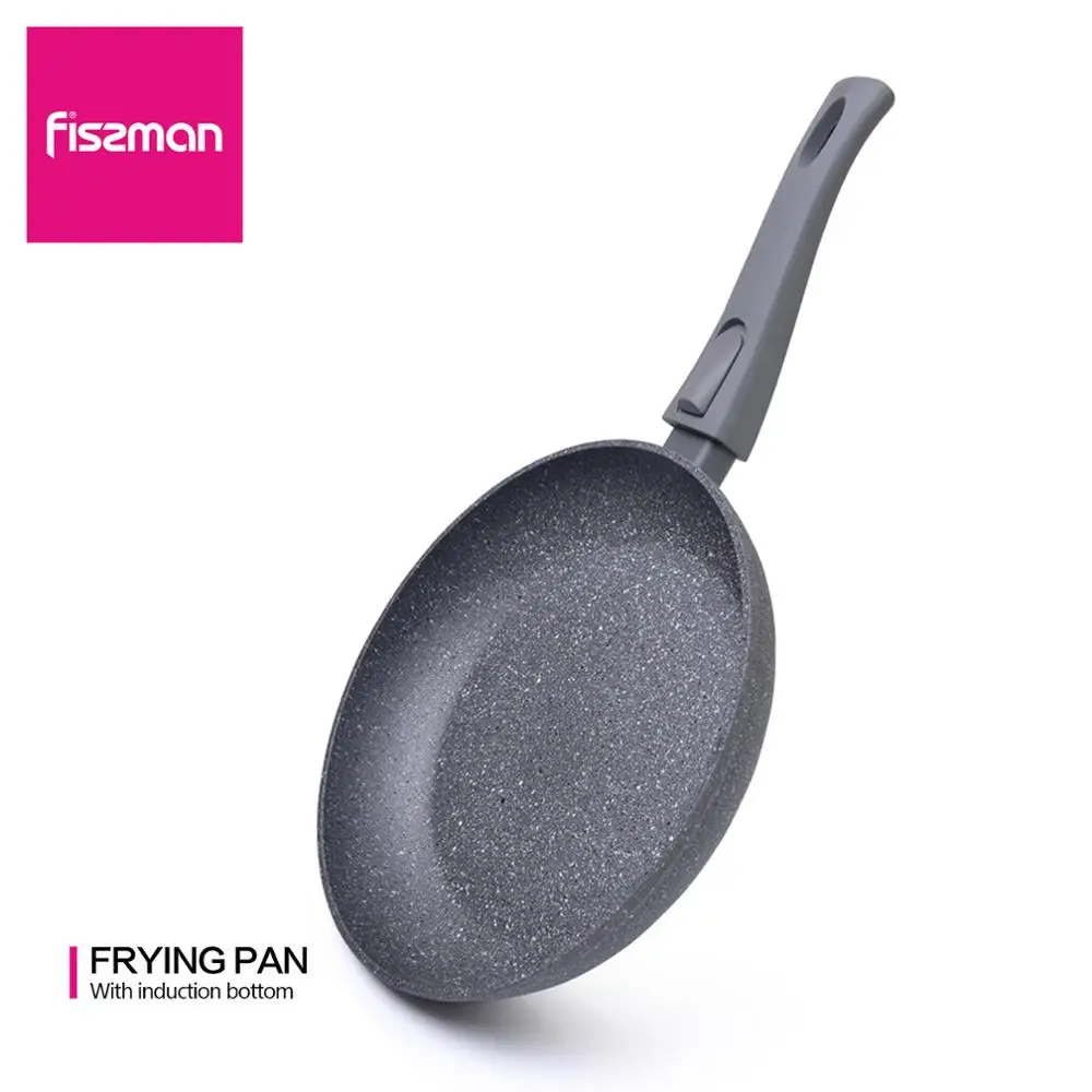 Сковорода для жарки FISSMAN со съемной ручкой и антипригарным покрытием сковорода