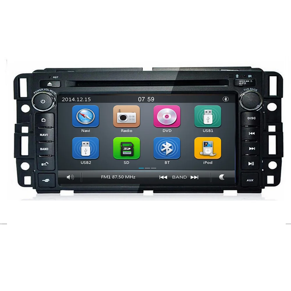 Автомобильный CD DVD плеер GPS навигация для Jeep Grand Cherokee GMC Yukon Tahoe 2006 2012 IPS экран 1080P