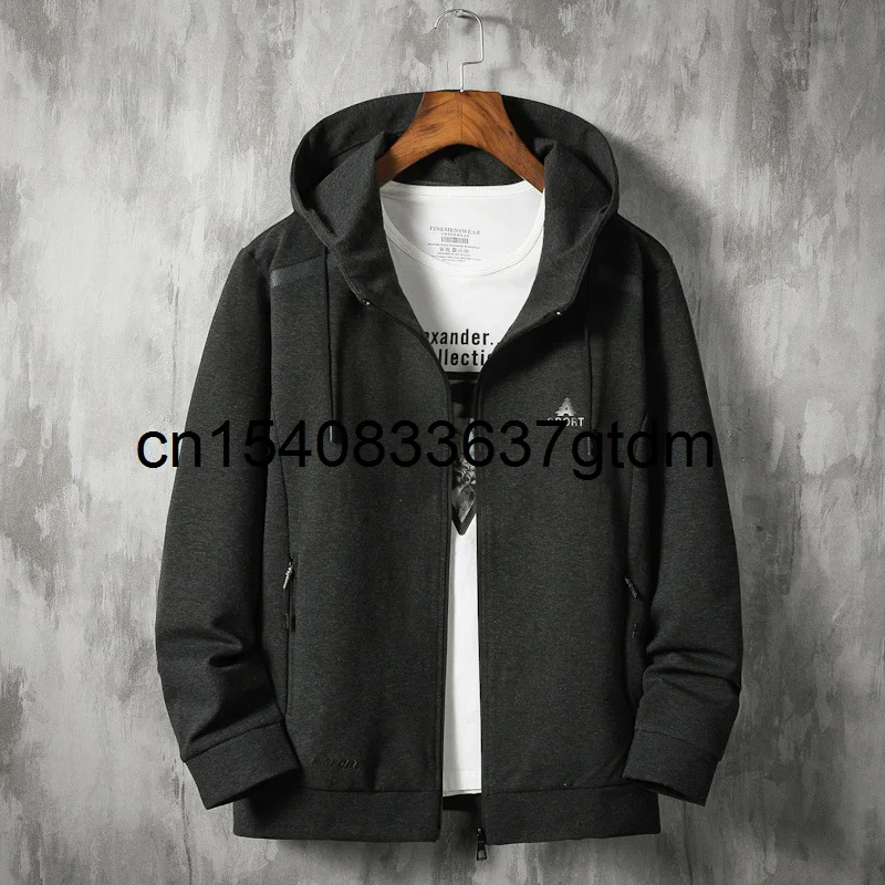 

2021 новая весенняя Мужская размера плюс с капюшоном вязаный жакет для мужчин толстые пальто