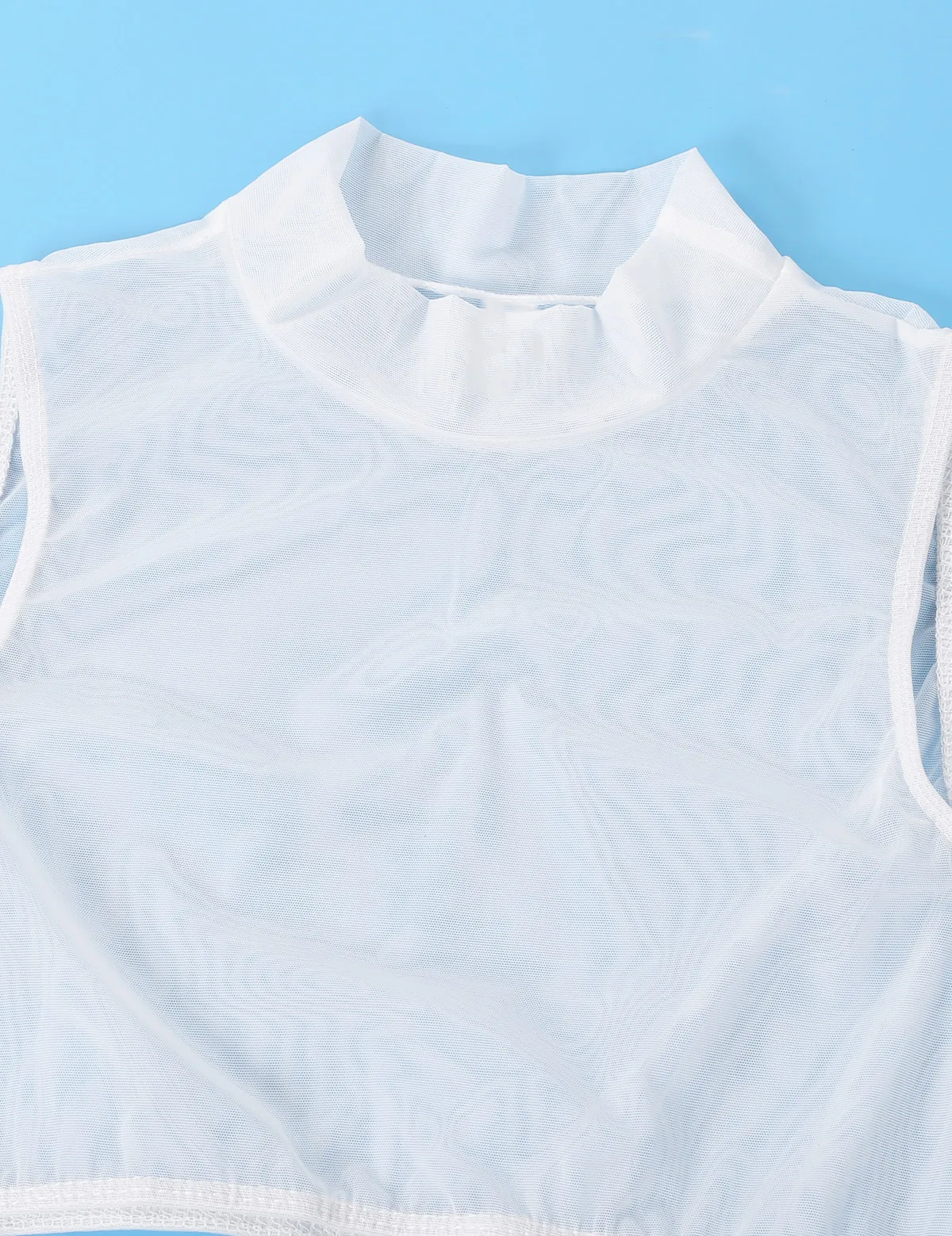 Сексуальный женский сетчатый прозрачный укороченный Топ Эротическое Белье