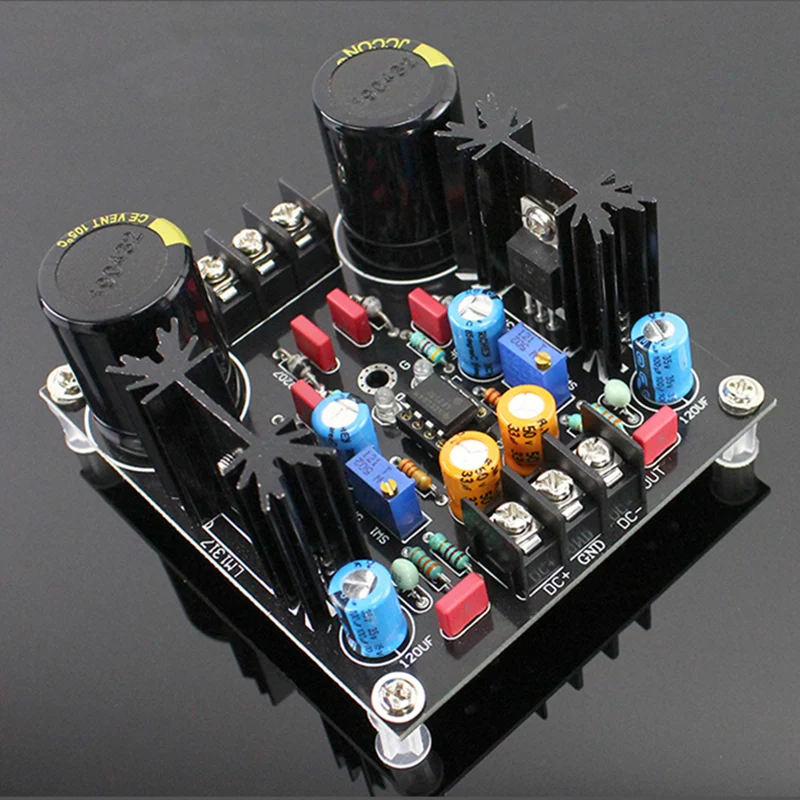 Регулируемый регулятор напряжения с двумя блоками питания AC-DC LM317/LM337 LF353 |