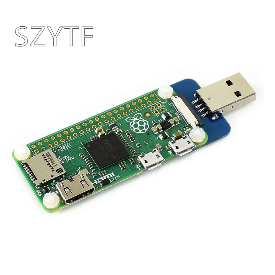 Raspberry Pi Zero W Micro USB для type A плата адаптера расширения источник питания|Интегральные