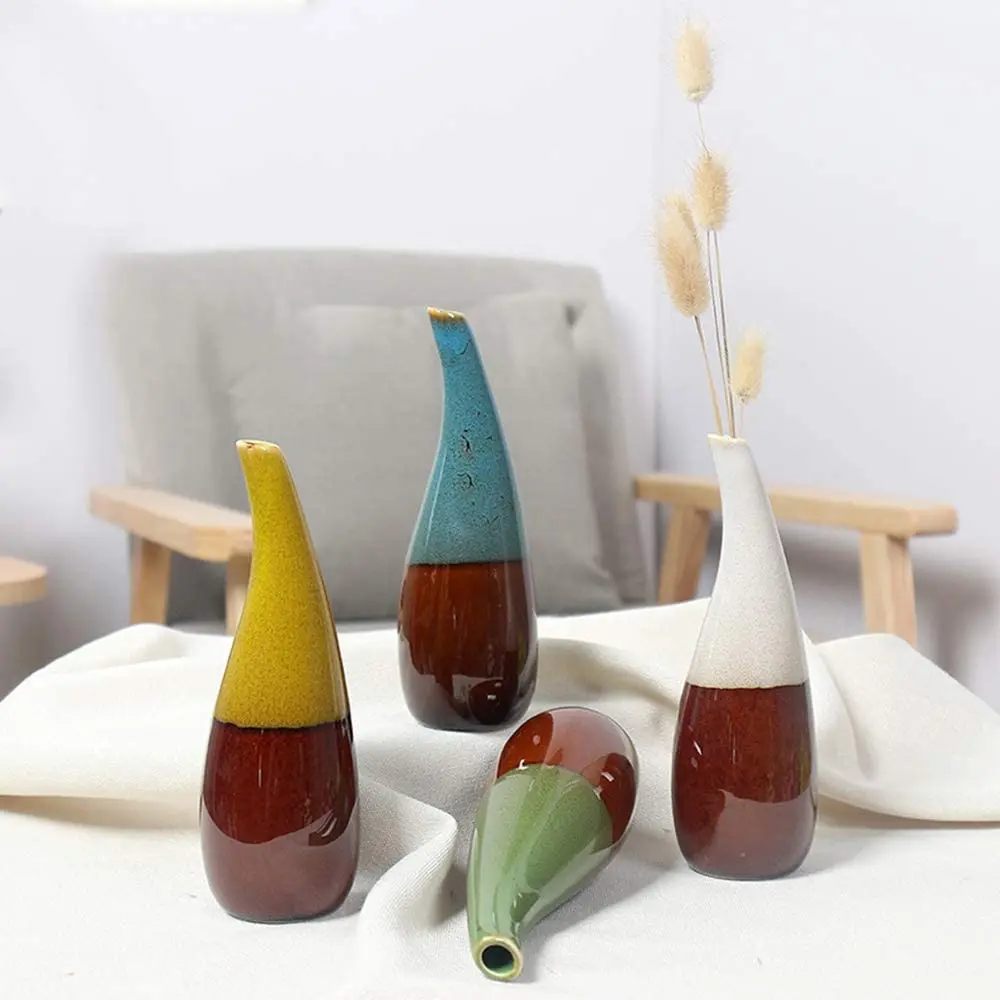 

Ceramic Flower Vase, Handicraft Creative Flower Decoration Ornaments, Home Decoration Vase for Living Room