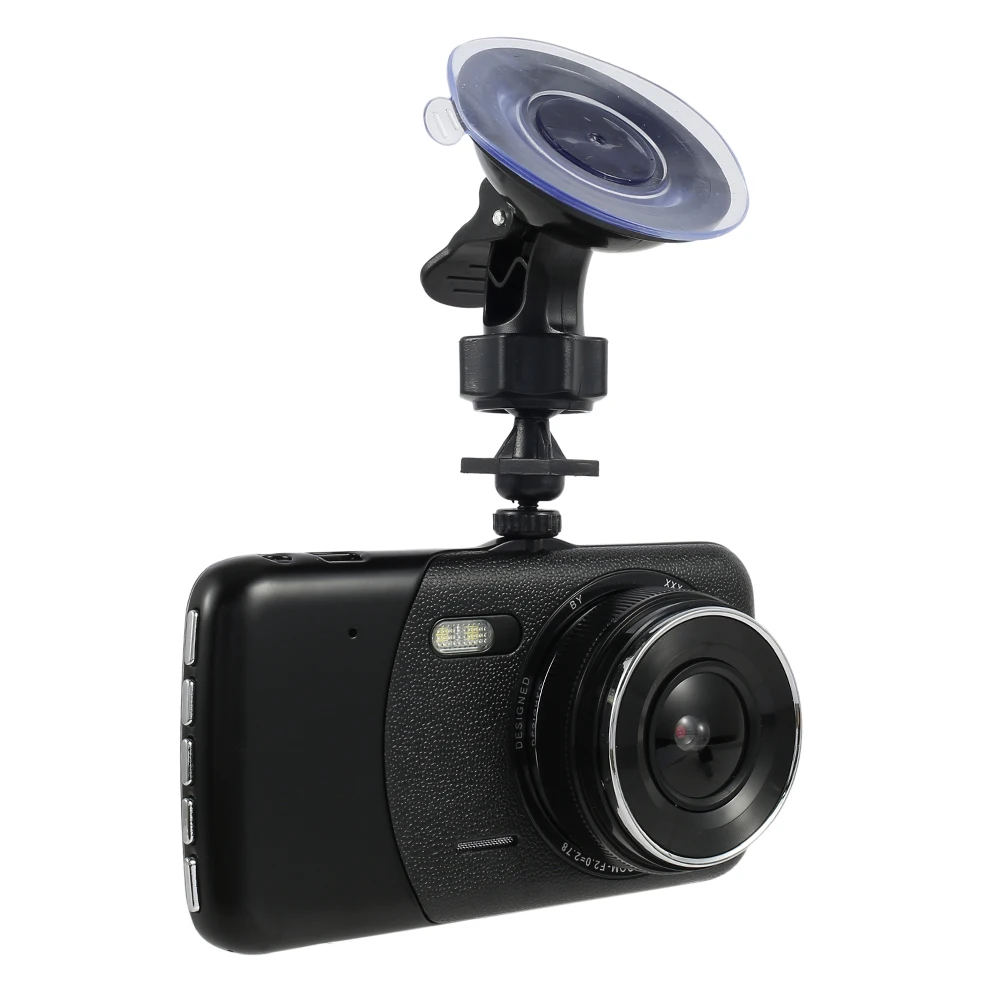 170 градусов с двумя объективами HD 1080P Камера Видеорегистраторы для автомобилей 4