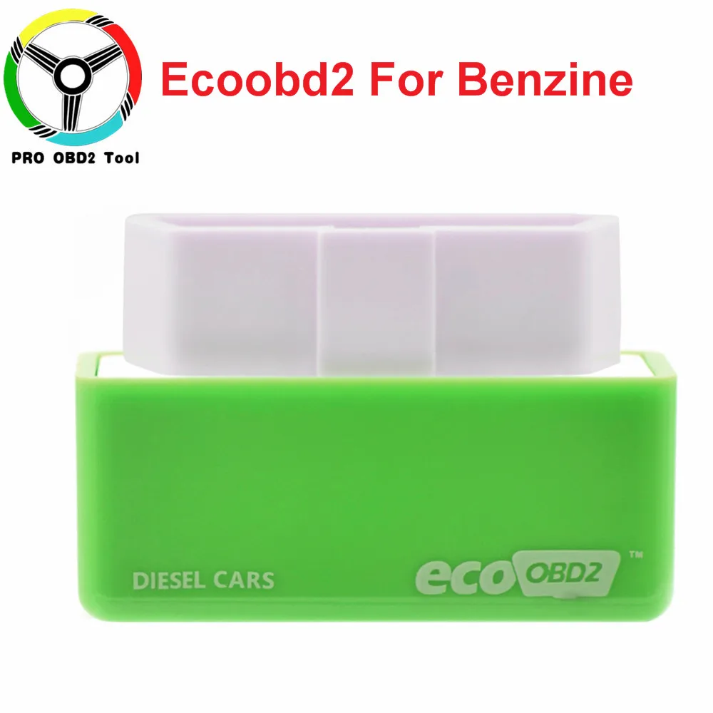 Зеленый 4 цвета Nitro OBD2 EcoOBD2 15% экономия топлива больше мощности чип-тюнинг ECU коробка Plug& Driver nitrood2 Eco OBD2 для бензинового дизельного автомобиля - Цвет: Зеленый