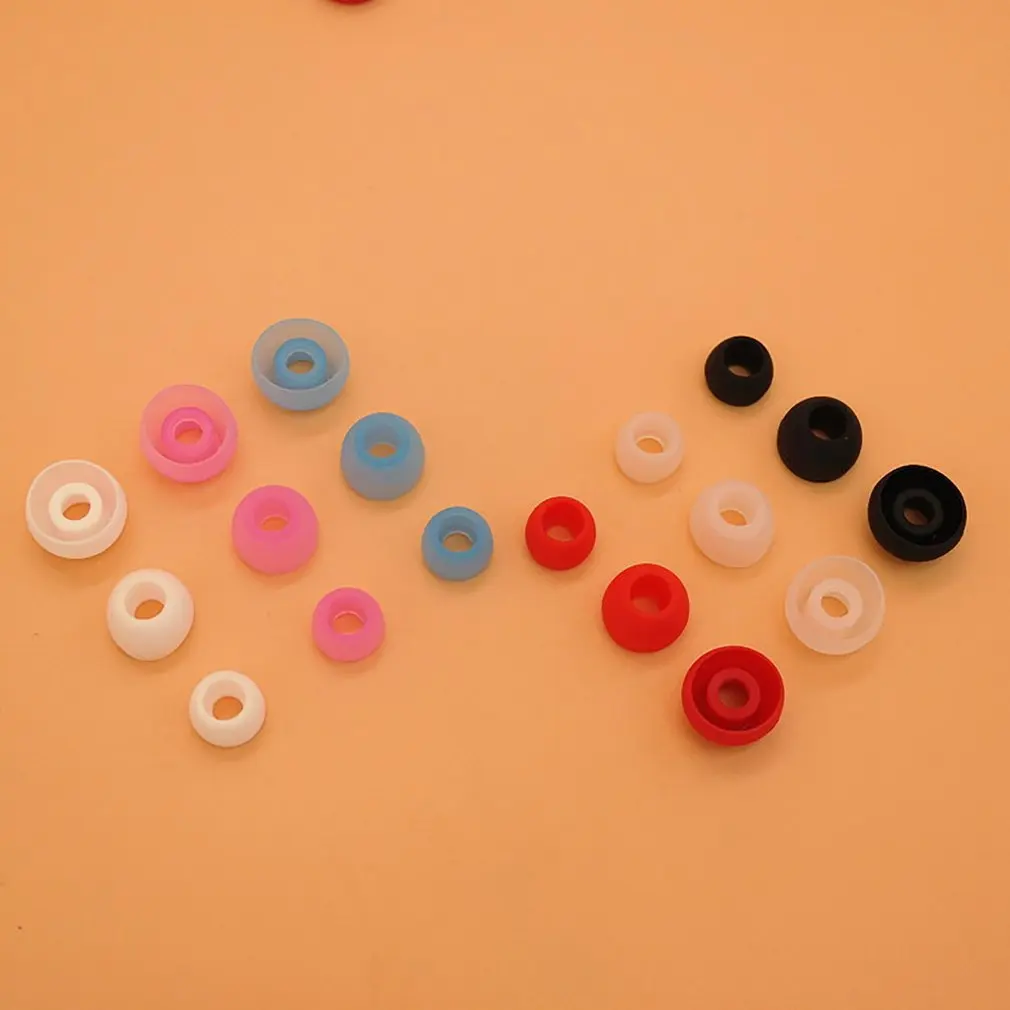 4 5 мм двухцветные амбушюры для наушников наконечники силиконовые ушей маленькие