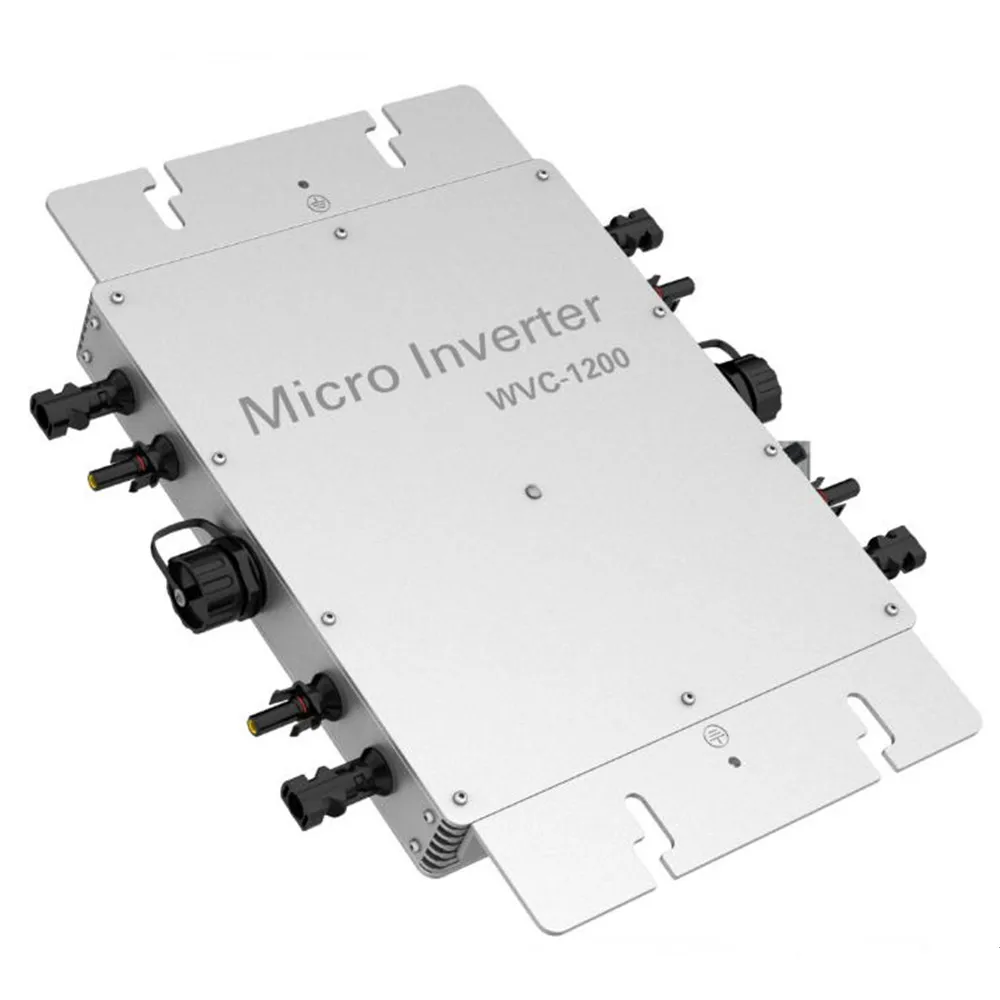 

1200w solar Micro inverter intelligent monitoring integrated grid solar panel system for home power charge Network