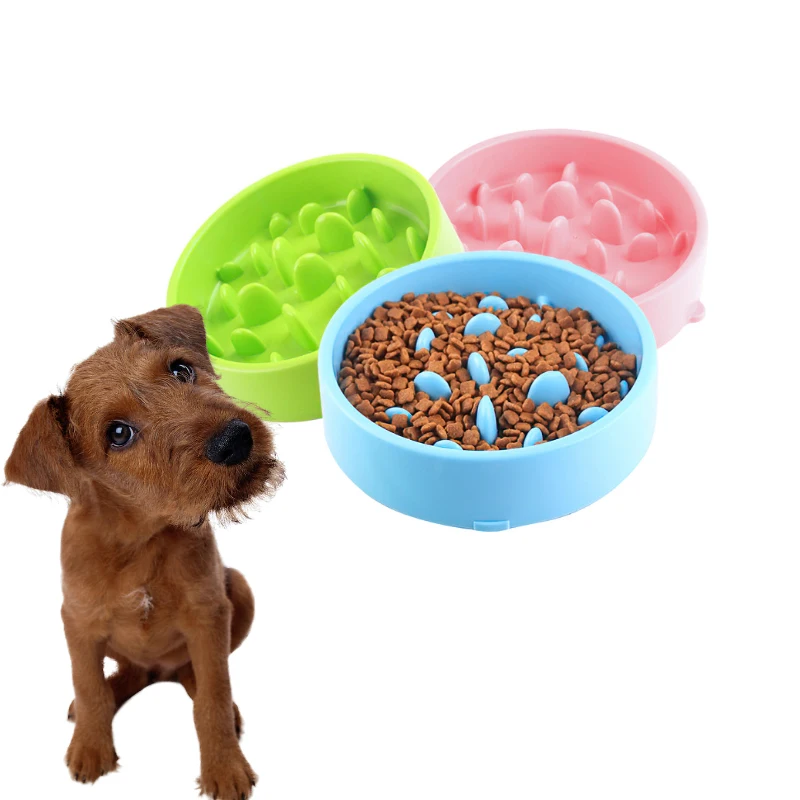 

Pet Supplies Slow Feeder Dog Bowl Prevent Choking Cat Dog Food Bowl Puppy Kitten Eating Pet Slow Dish Prevent Obesity Chihuahua