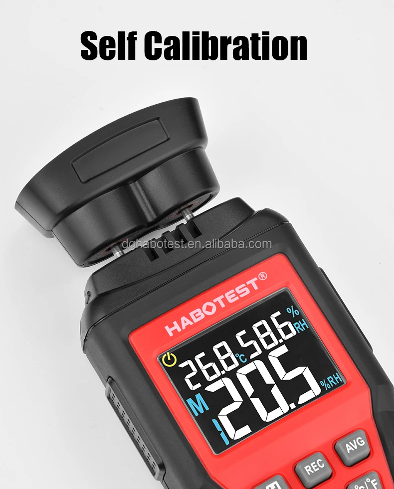 

Wood Testing Instrument Habotest HT632 Portable Digital Wood Moisture Meter Tester