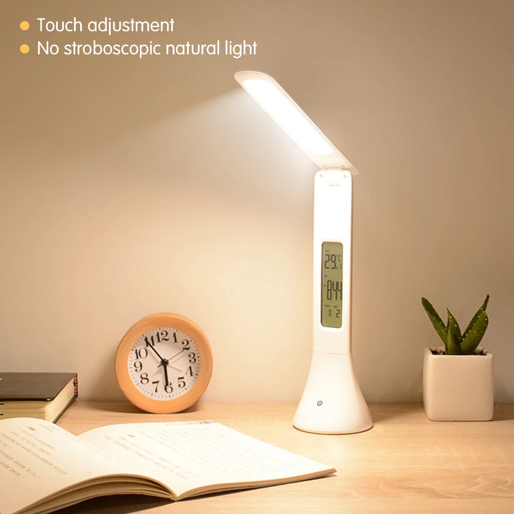 Светодиодный светильник для чтения с регулируемой яркостью Складная Настольная