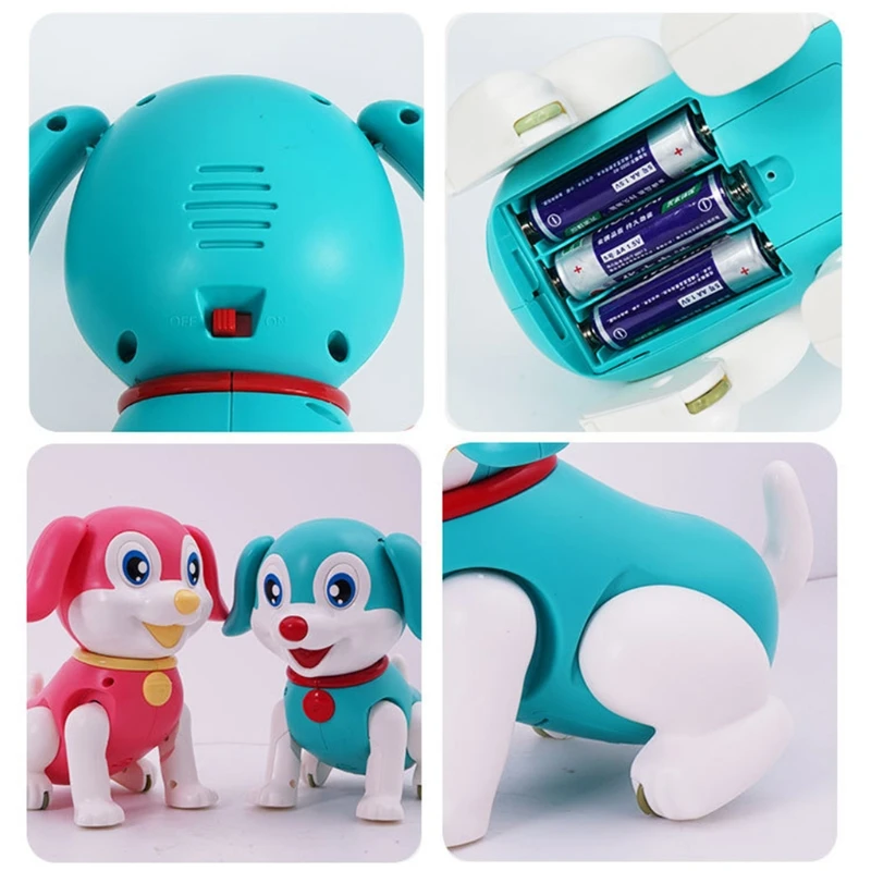 

Kids Singing Dancing Swinging Cartoon Little Puppy Figures Entertainment Toys DXAD